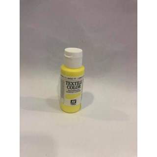 Tinta Tecido amarelo Limão 011 Vallejo 60ml