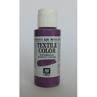Tinta Tecido 60ml Metálica Violeta 60ml 536 Vallejo