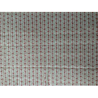 Tecido Riscado c/ Ramos Flores 1,10m Larg