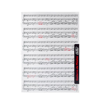 Caderno de Música c/ 20Fls A4 - Firmo