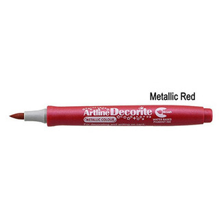 Arteline Decorite Red Metalic Brush