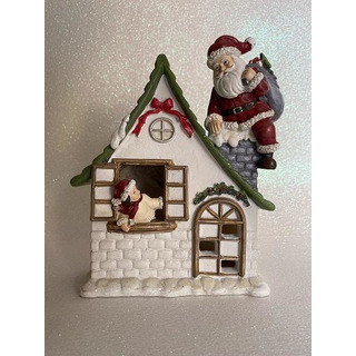 House with Santa Claus 12x16cm Marfinite Color 02-12809
