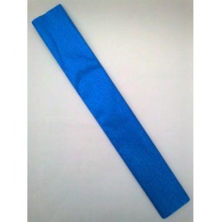 Rolo Crepe Azul Metaliz 2,5x0,5m