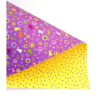 Cartolina 50x68cm 300grs Coelho/ Flores/ Lilas