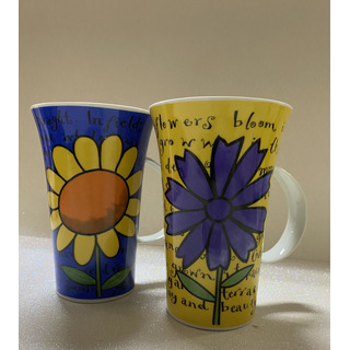 Caneca Grande c/ Flores ref7320