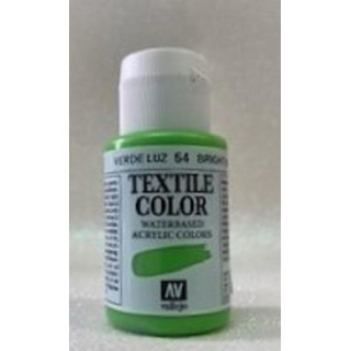 Tinta Textil Verde Luz 54 Vallejo 35ml