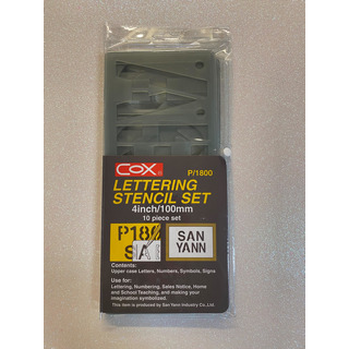 Escantilhão Plast Letras e Números