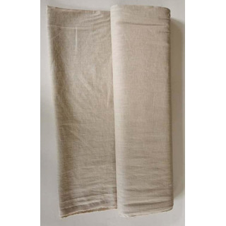 Linen fabric w/ 140cm/ mt Dark Beige 441406