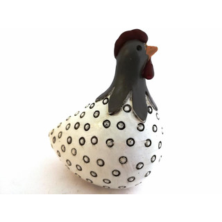 Rooster Resin 11,5cm Assorted LK8528W-WH