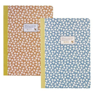 Stapled Notebook A4 48fls 90g B'LOG Flowers