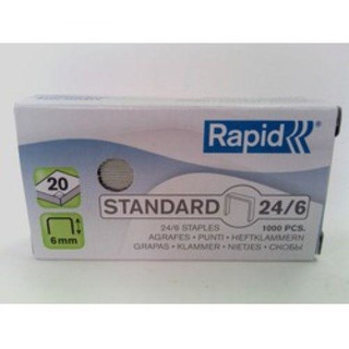 Rapid 24/ 6 cx c/ 1000 staples