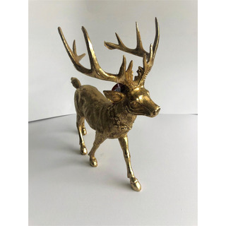Golden Reindeer 18x23cm 21495