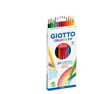Lápis Cor Giotto Quality for School cx c/ 24-3mm