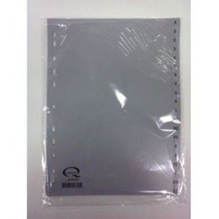 Plast Separator Grey Alphabet 32580