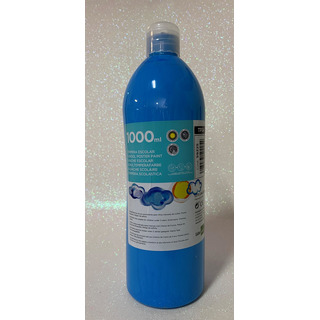 Guache Temp Esc Azul Cian 1L-59225