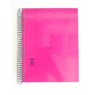 Notebook A5 w/ 100Fls Hardcover Spiral Plaid Unikolor