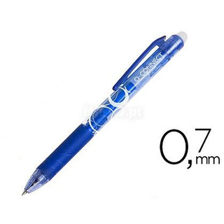 Esferográfica Q-Connect Retratil Apagável 0,7mm Azul